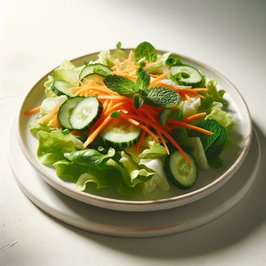 Refreshing Lettuce & Carrot Slaw with&nbsp;Mint
