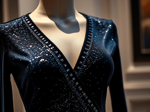 ✨ Stylish Sequin Velvet Bodycon Dress – V-Neck Glamour for Every Occasion!&nbsp;✨